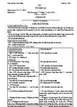 Giáo án điện tử Lớp 4 - Tuần 14 - Năm học 2014-2015 - Tòng Vinh Quang